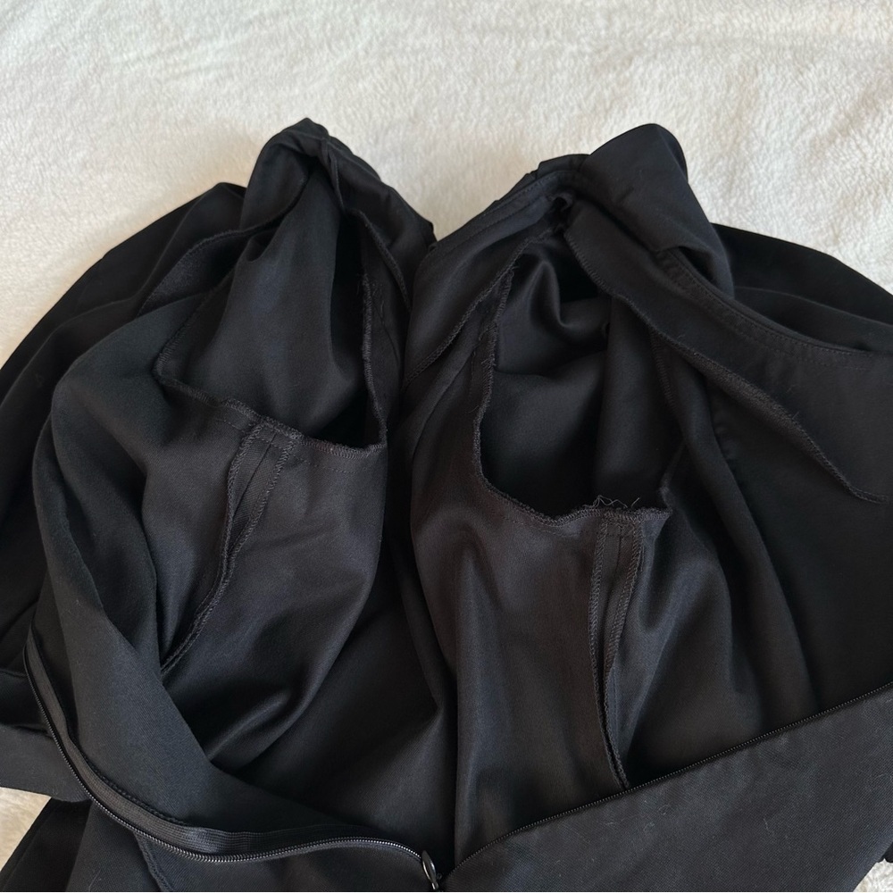 Mother of Pearl Mimi Cotton Blend Black Crewneck Short Sleeve Blouse M (10) - Picture 8 of 12
